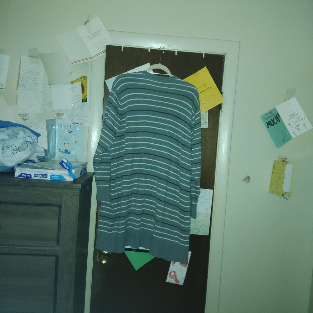 TORRID Pastel Striped Boyfriend Cardigan 3XL - Picture 7 of 9